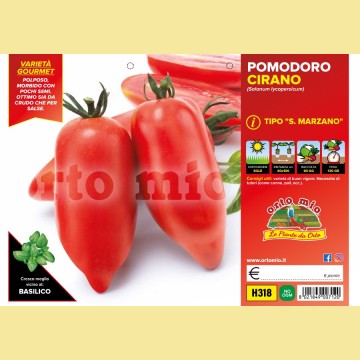 Pomodoro San Marzano e ovale - Cirano F1 - 6 piante - Orto Mio