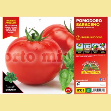 Pomodoro tondo da mensa - Saraceno F1 - 6 piante - Orto Mio