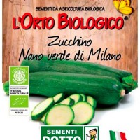 Sementi Dotto Bio - Zucchino Nano Verde di Milano